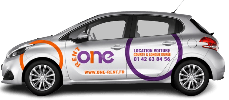 Voiture officielle Permis One vue de profil